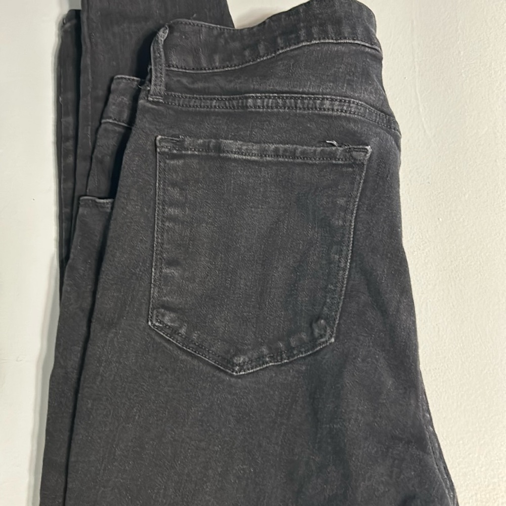 Old Navy high rise super skinny black jeans